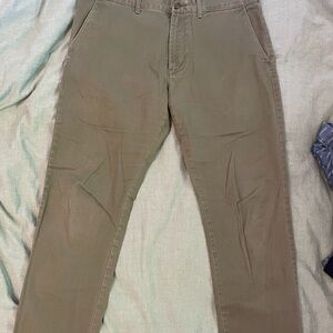 JCrew Mens Green Chinos